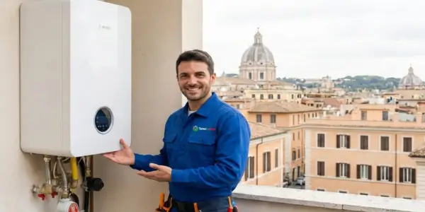 Installazione caldaie Roma a condensazione eseguita da tecnico certificato F-Gas